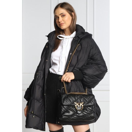 Pinko Skórzana torebka na ramię LOVE CLASSIC PUFF RUFFLE 1 CL Pinko Uniwersalny Gomez Fashion Store