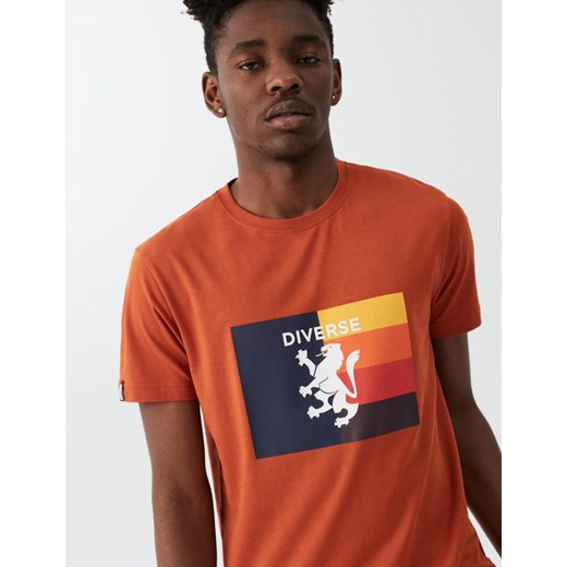 Koszulka ORGL LION C. Pomarańcz L Diverse L promocja Diverse