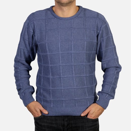 Sweter Willsoor willsoor-sklep-internetowy niebieski kratka