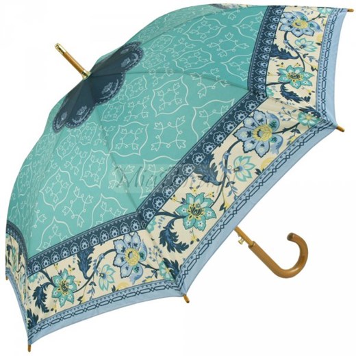 Coynes Tapestry Blue / Green parasol długi parasole-miadora-pl turkusowy długie