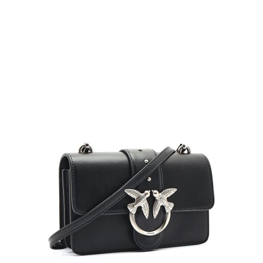 Pinko Skórzana torebka na ramię LOVE MINI ICON SIMPLY 15 CL VI Pinko Uniwersalny Gomez Fashion Store