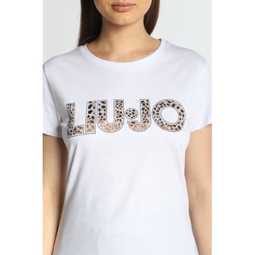 Liu Jo T-shirt | Regular Fit Liu Jo S wyprzedaż Gomez Fashion Store