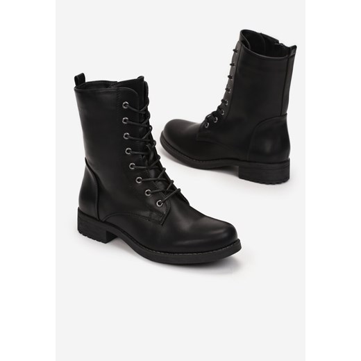 Czarne Botki Lanarex 37 born2be.pl