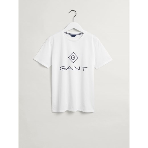 Koszulka w kolorze białym Gant 122/128 promocja Limango Polska