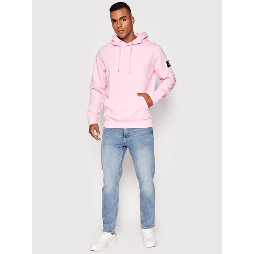 Calvin Klein Jeans Bluza J30J314036 Różowy Regular Fit XXL MODIVO