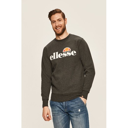 Ellesse bluza męska kolor szary wzorzysta ze sklepu ANSWEAR.com w kategorii Bluzy męskie - zdjęcie 142462199