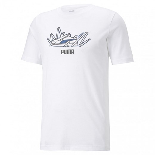 Męski t-shirt z nadrukiem PUMA Sneaker Graphic Tee Puma L promocja Sportstylestory.com