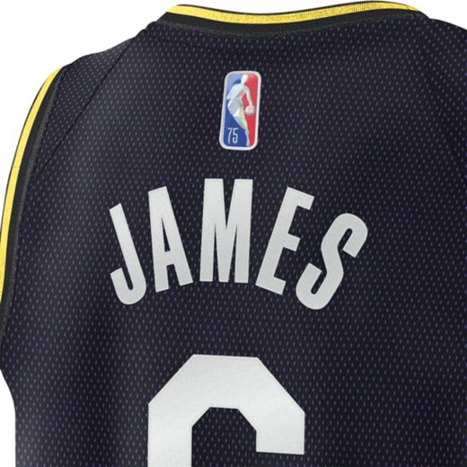 Koszulka męska Nike Dri-FIT NBA LeBron James Lakers - Czerń Nike M Nike poland