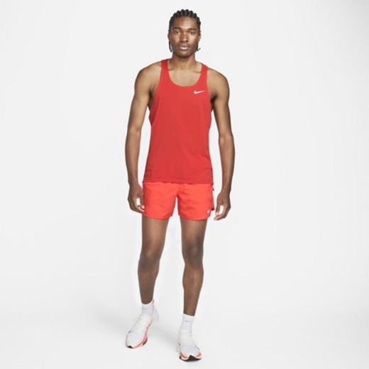 Męska startowa koszulka bez rękawów Nike Dri-FIT Fast - Czerwony Nike L Nike poland