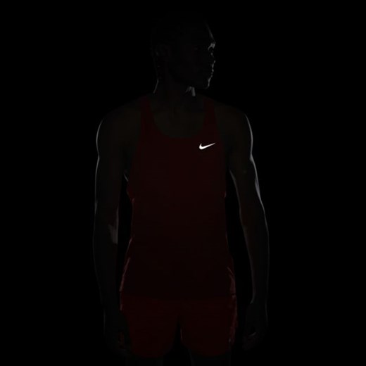 Męska startowa koszulka bez rękawów Nike Dri-FIT Fast - Czerwony Nike M Nike poland