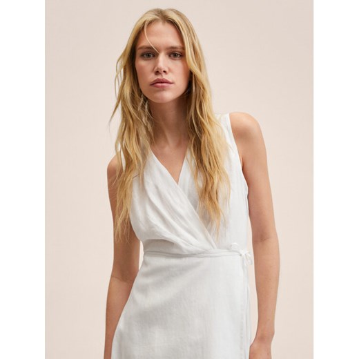 Mango Sukienka letnia Silve 27007108 Biały Regular Fit Mango S MODIVO wyprzedaż
