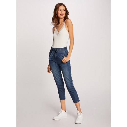 Morgan Top 212-BELLE Biały Slim Fit Morgan XL promocyjna cena MODIVO