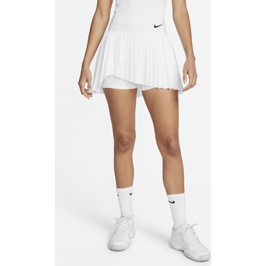 Damska plisowana spódnica tenisowa NikeCourt Dri-FIT Advantage - Biel Nike L Nike poland