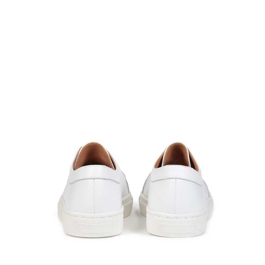 Białe skórzane sneakersy damskie w minimalistycznym stylu Kazar 40 Kazar okazja