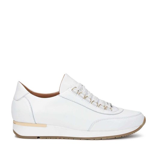 Białe sneakersy damskie w minimalistycznym stylu Kazar 36 promocja Kazar
