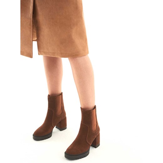 Brązowe botki damskie Kazar 41 Kazar