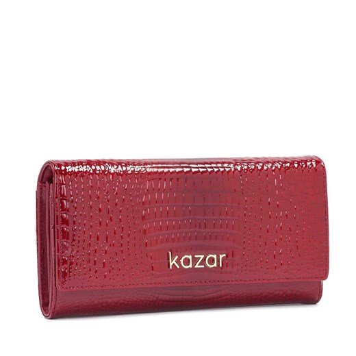 Czerwony portfel damski Kazar  Kazar