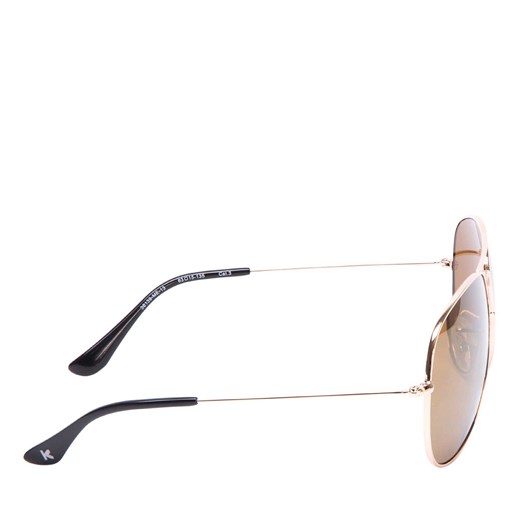 Złote okulary przeciwsłoneczne Kazar  okazyjna cena Kazar