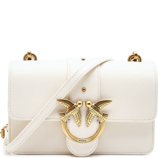 Pinko Skórzana torebka na ramię LOVE MINI ICON SIMPLY 15 CL VI Pinko Uniwersalny Gomez Fashion Store
