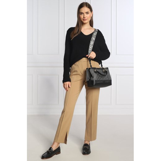 Calvin Klein Spodnie cygaretki | Slim Fit | z dodatkiem wełny Calvin Klein 40 Gomez Fashion Store