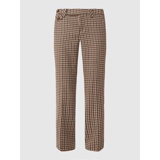 Spodnie materiałowe o kroju relaxed fit z mieszanki wełny model ‘May’ Rosner 40/30 Peek&Cloppenburg 