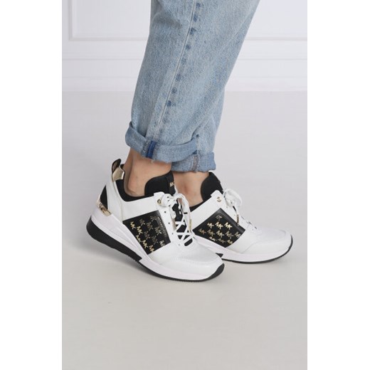 Michael Kors Sneakersy GEORGIE TRAINER | z dodatkiem skóry Michael Kors 38,5 wyprzedaż Gomez Fashion Store