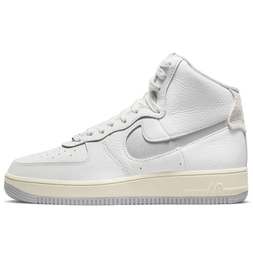 Buty sportowe damskie Nike air force wiązane z zamszu na płaskiej podeszwie 