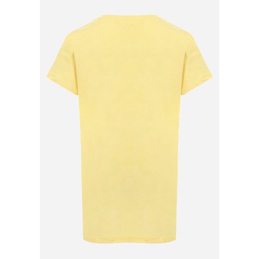 Żółta Koszulka Peliel 164 promocyjna cena Born2be Odzież