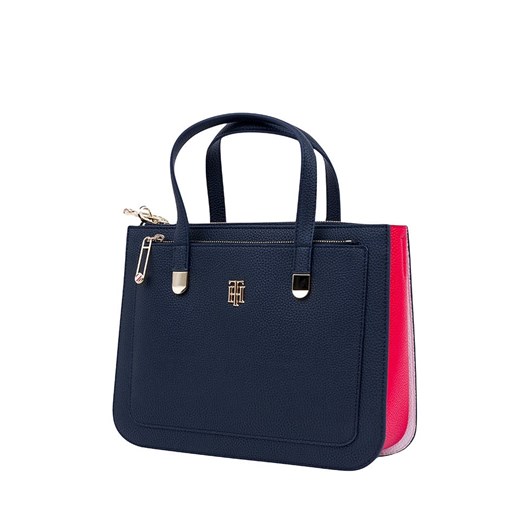Torebka w kolorze granatowym - (S)30,5 x (W)23 x (G)9 cm Tommy Hilfiger onesize promocja Limango Polska