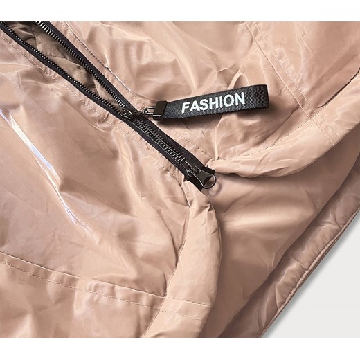 KURTKA DAMSKA Z KAPTUREM BEŻOWA (B8105-46) Goodlookin.pl XXL (44) goodlookin.pl