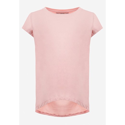 Jasnoróżowa Koszulka Thesona ze sklepu Born2be Odzież w kategorii Bluzki dziewczęce - zdjęcie 142689627