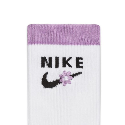 Dziecięce skarpety za kostkę z amortyzacją Nike Everyday Plus (3 pary) - Nike S Nike poland