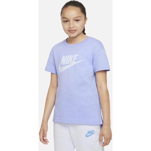 T-shirt dla dużych dzieci Nike Sportswear - Fiolet Nike M Nike poland