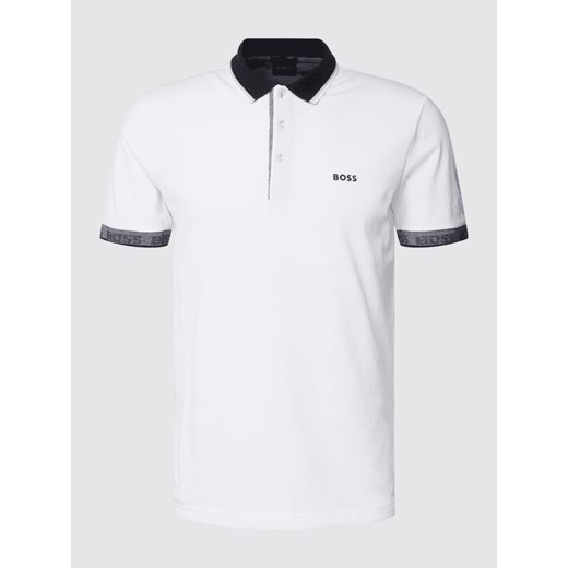 Koszulka polo o kroju slim fit z nadrukiem z logo model 'PAULE' XL Peek&Cloppenburg 