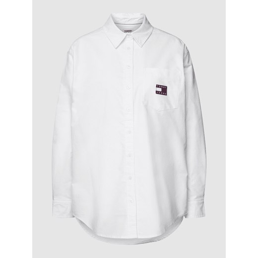 Bluzka koszulowa z naszywką z logo model ‘Boyfriend’ Tommy Jeans XS Peek&Cloppenburg 