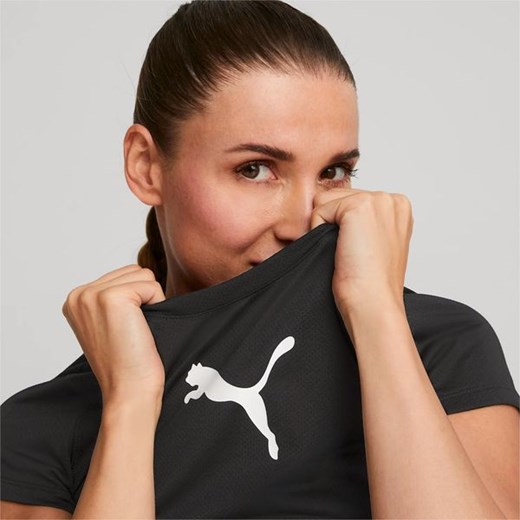 Bluzka damska Puma sportowa z okrągłym dekoltem z krótkim rękawem 