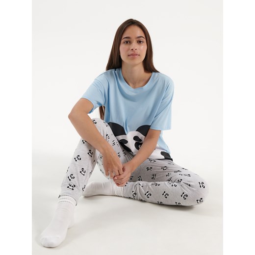 Dwuczęściowa piżama z nadrukiem w pandy - Wielobarwny House L House