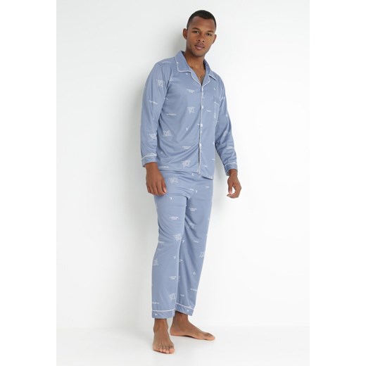 Niebieska 2-częściowa Piżama Naanti 3XL Born2be Odzież