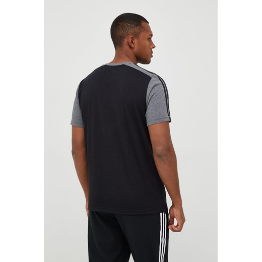 adidas t-shirt męski kolor czarny gładki L ANSWEAR.com