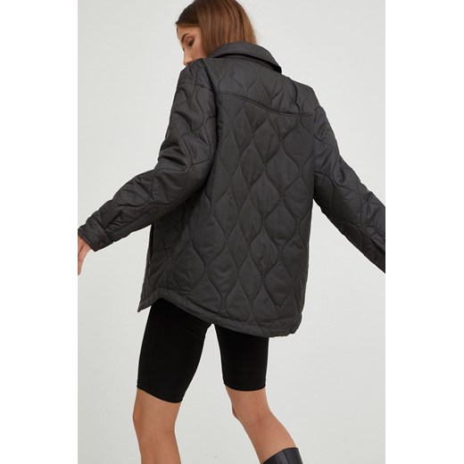 Answear Lab kurtka damska kolor czarny przejściowa oversize Answear Lab S ANSWEAR.com