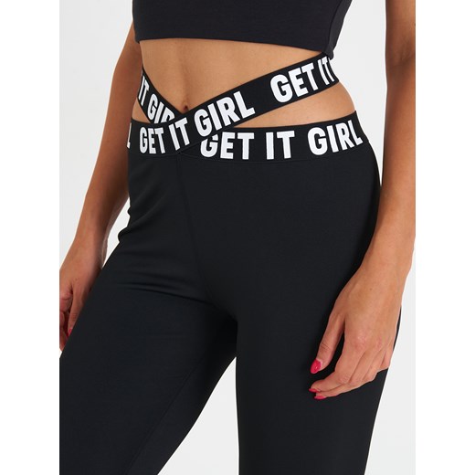 GATE Legginsy sportowe z napisem na pasie XS Gate L wyprzedaż gateshop