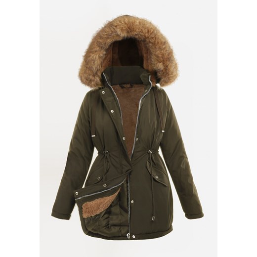 Parka damska Born2be zielona 