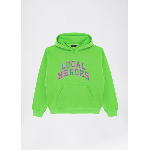 Bluza pink aura zielona Local Heroes L Happy Face