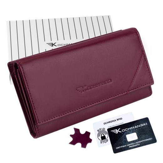 KOCHMANSKI portfel damski skórzany RFID 4606 Kochmanski Studio Kreacji® Skorzany