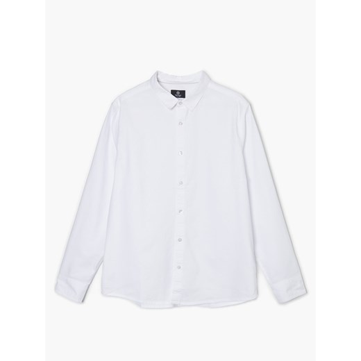 Cropp - Biała koszula - biały ze sklepu Cropp w kategorii Koszule męskie - zdjęcie 142836969