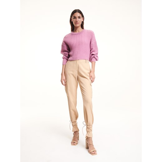 Reserved - Sweter o strukturalnym splocie - Reserved S Reserved