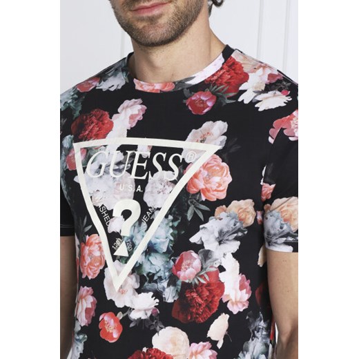 GUESS JEANS T-shirt WASHED FLORAL LOGO | Regular Fit XXL Gomez Fashion Store okazja