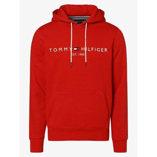 Tommy Hilfiger - Męska bluza z kapturem, czerwony Tommy Hilfiger L vangraaf okazyjna cena