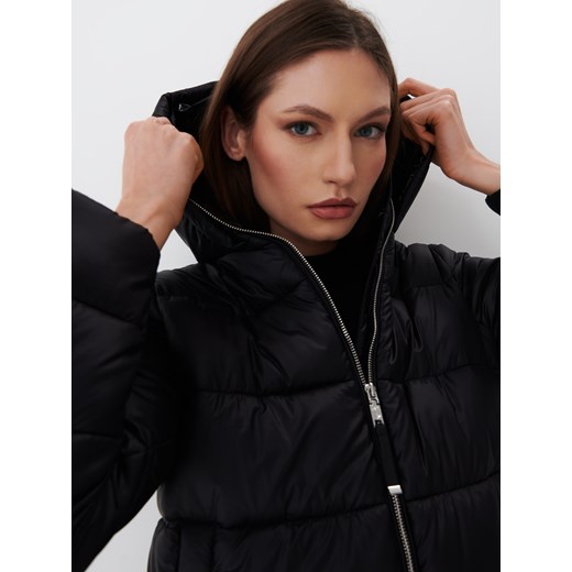 Mohito - Czarna kótka kurtka - Czarny Mohito 32 Mohito