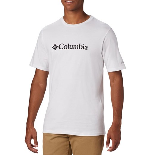 Koszulka Columbia CSC Basic Logo 1680053100 - biała ze sklepu streetstyle24.pl w kategorii T-shirty męskie - zdjęcie 142864648